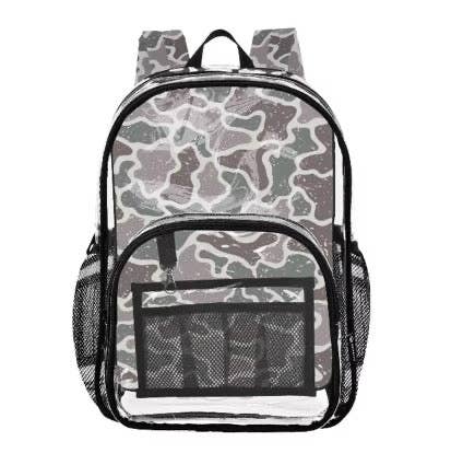 Clear / Camo Bag