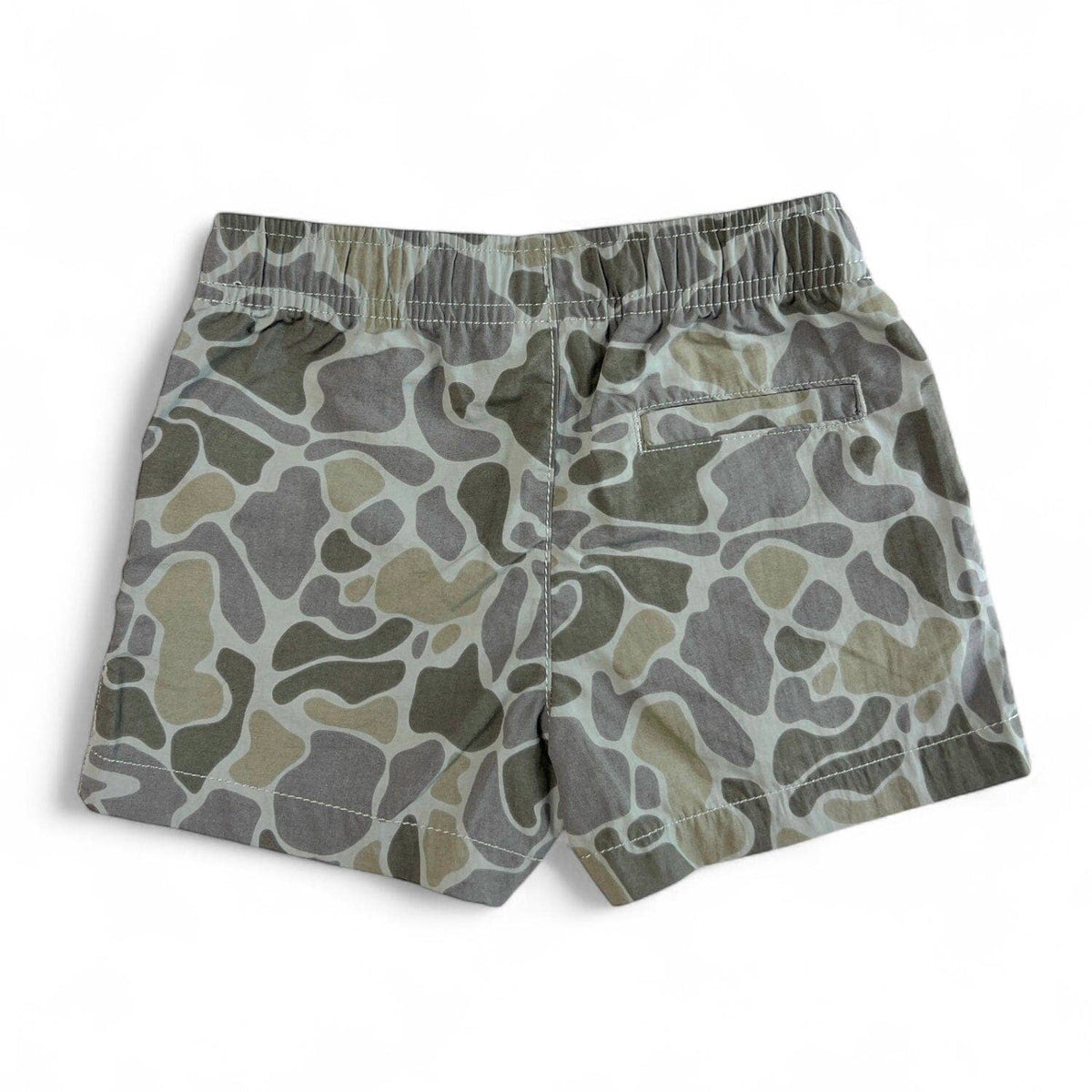 Kids' Gray Camo Performance Shorts