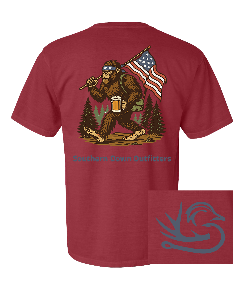 Big Foot Flag Tee