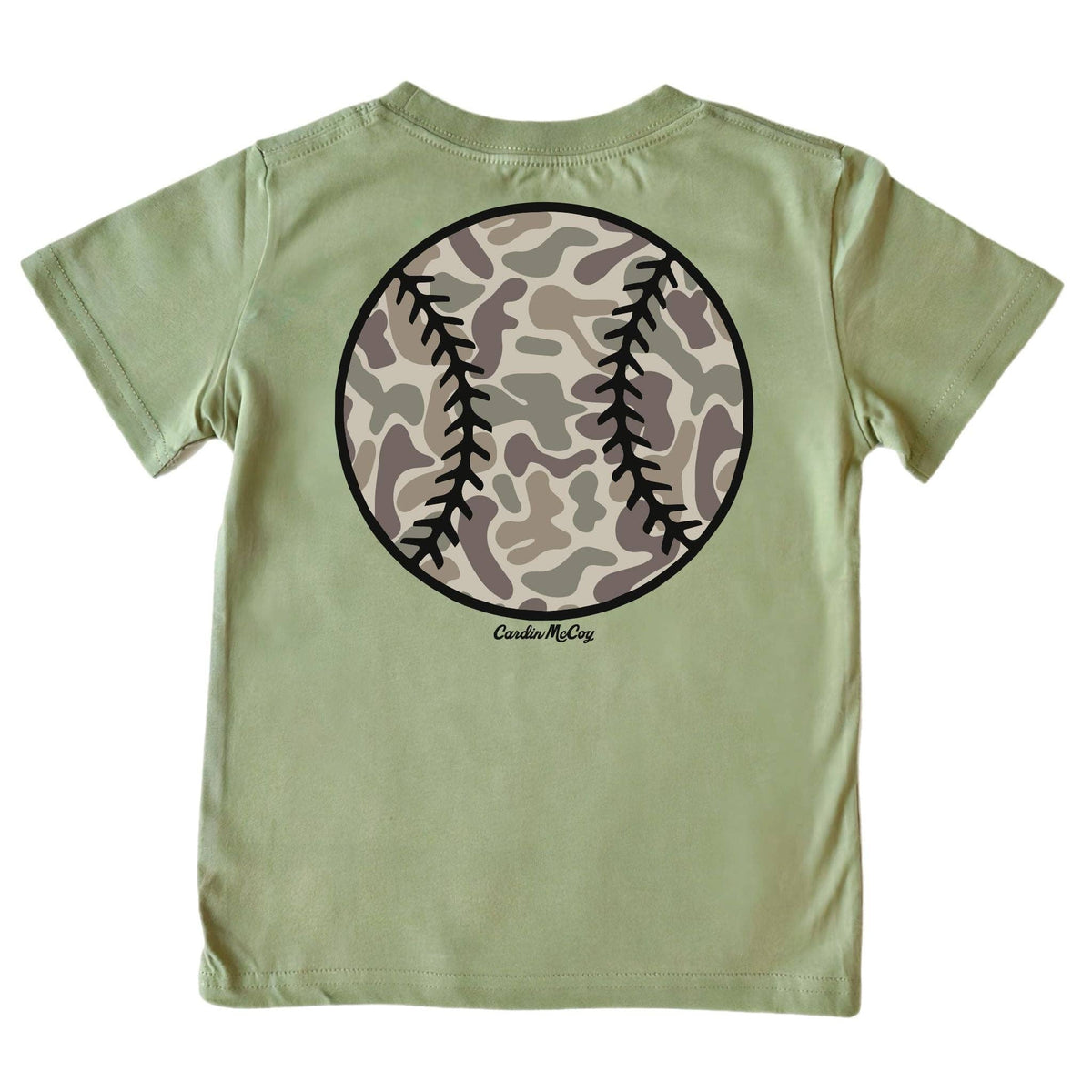 Boys' Camo Baseball Short-Sleeve Tee