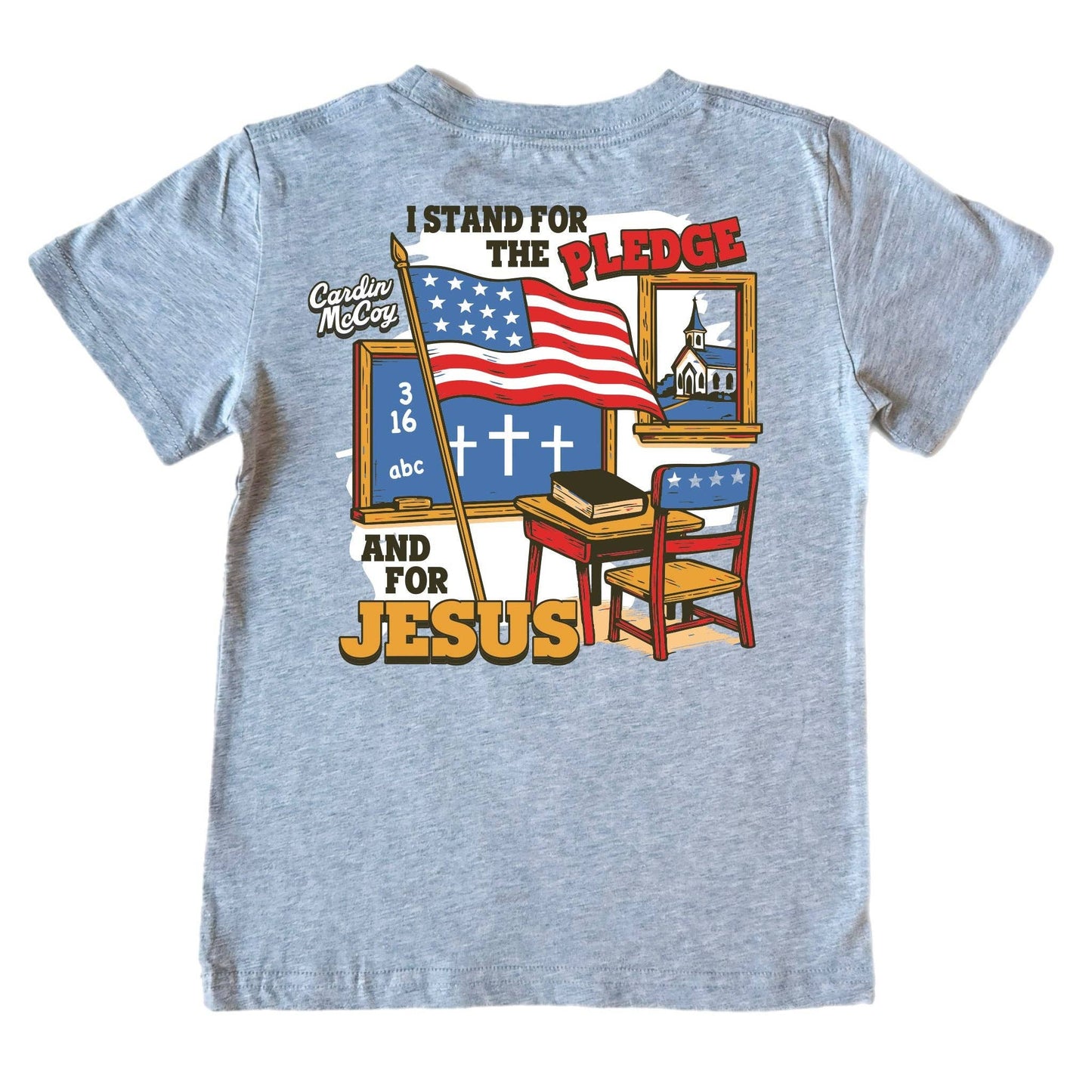 Kids' I Stand for the Pledge Short-Sleeve Tee