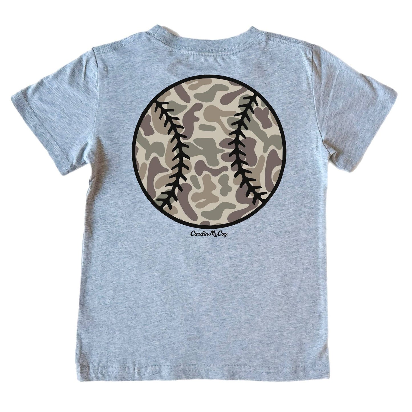 Boys' Camo Baseball Short-Sleeve Tee