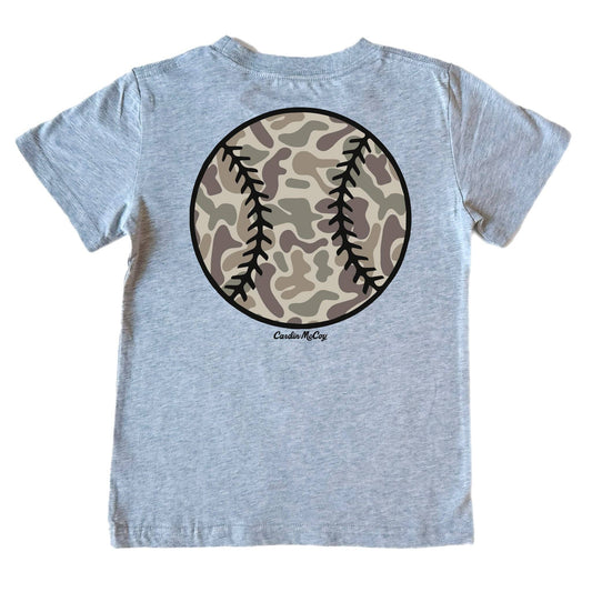 Boys' Camo Baseball Short-Sleeve Tee