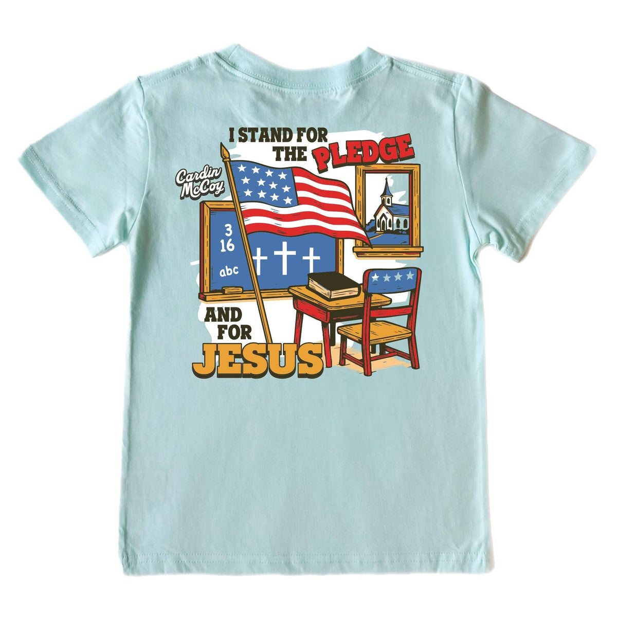 Kids' I Stand for the Pledge Short-Sleeve Tee
