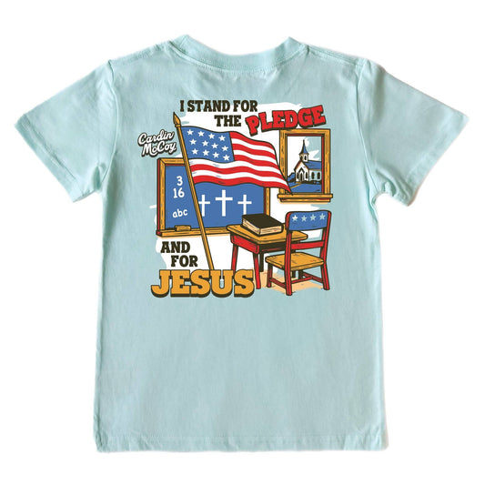 Kids' I Stand for the Pledge Short-Sleeve Tee